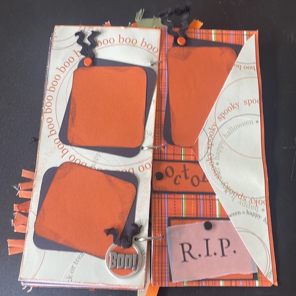 Premade Halloween envelope scrapbook- just made - Picture 8 of 8